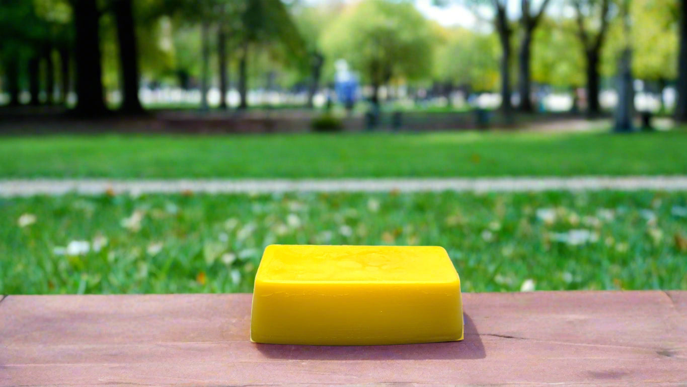 Beeswax Bar 12 oz. 100% Pure and Natural, Filtered