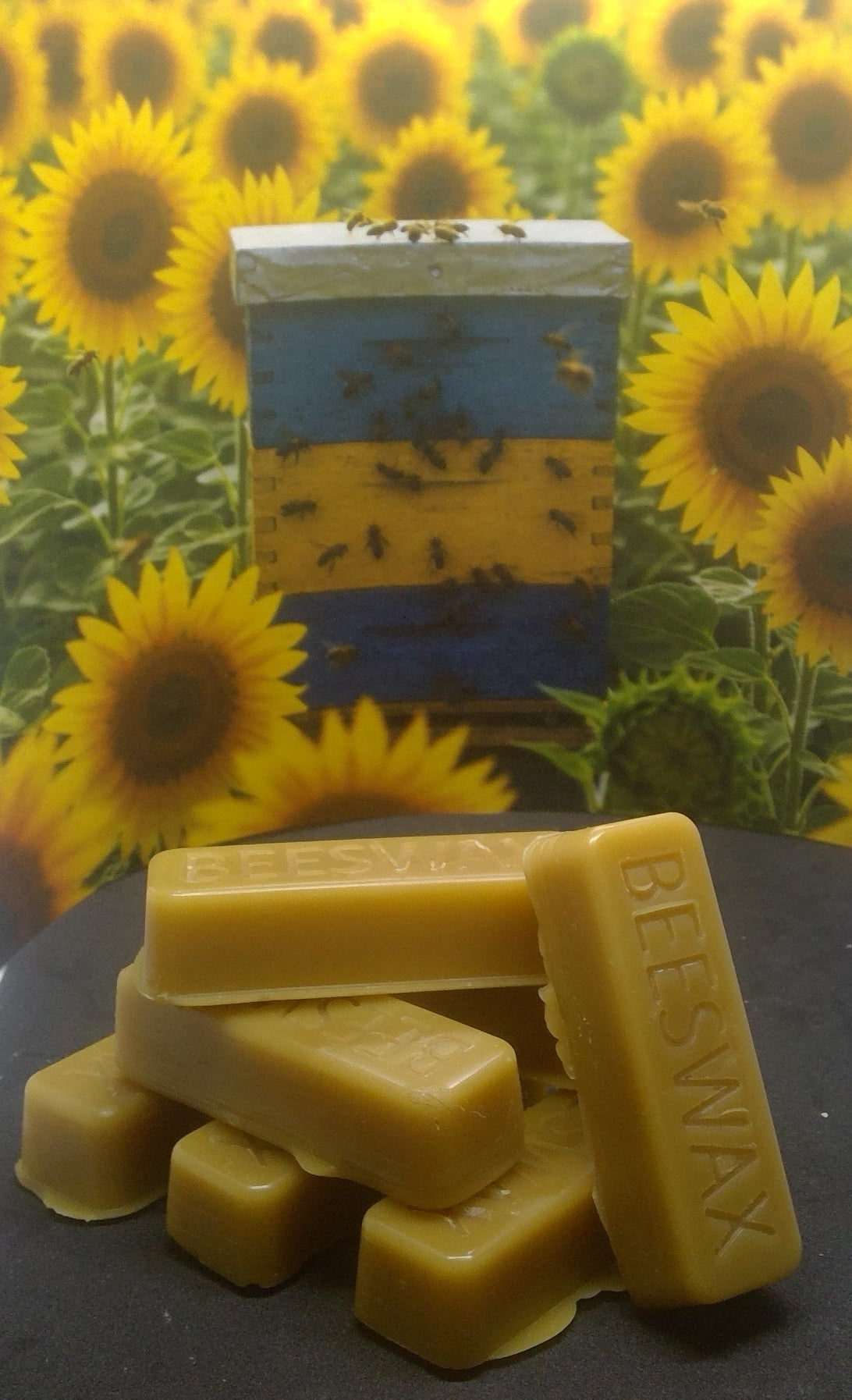 golden yellow 1oz beeswax block