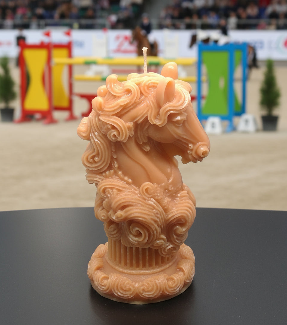 Horse Pillar Candle