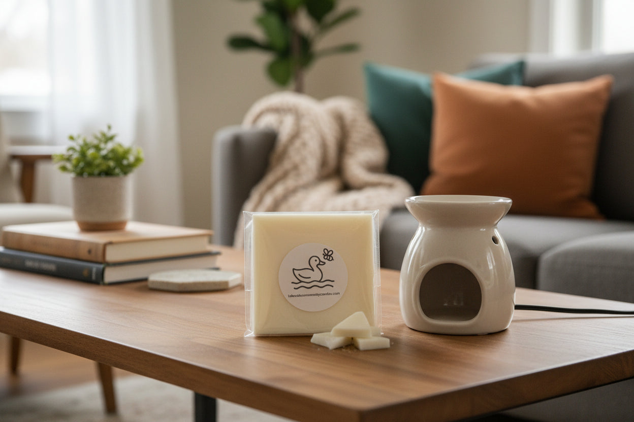 Soy wax scented break bar with pieces