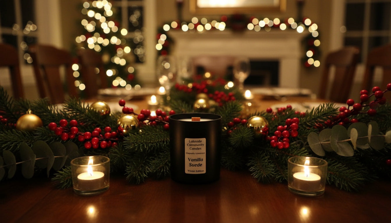 Soy wax scented black tumbler