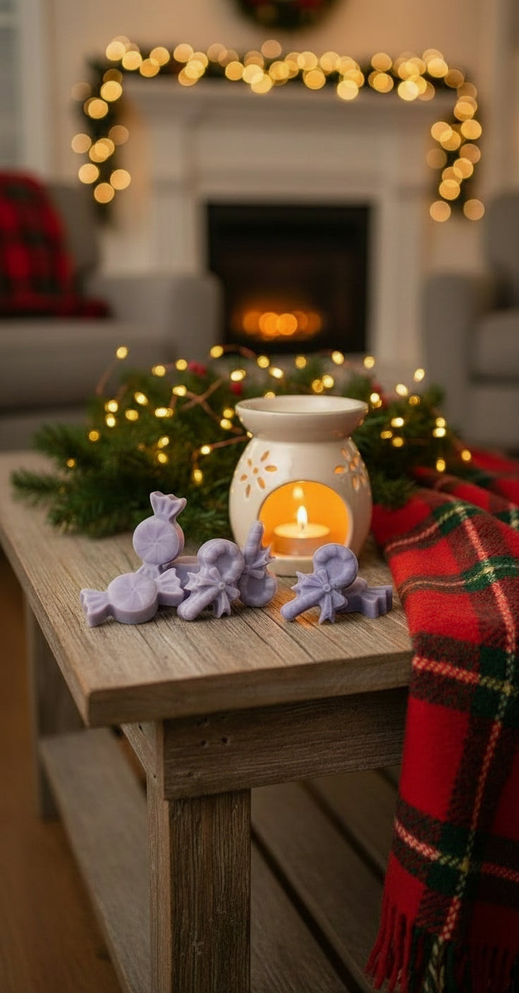 candy cane and mints melts