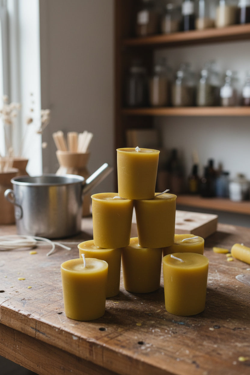 beeswax votives